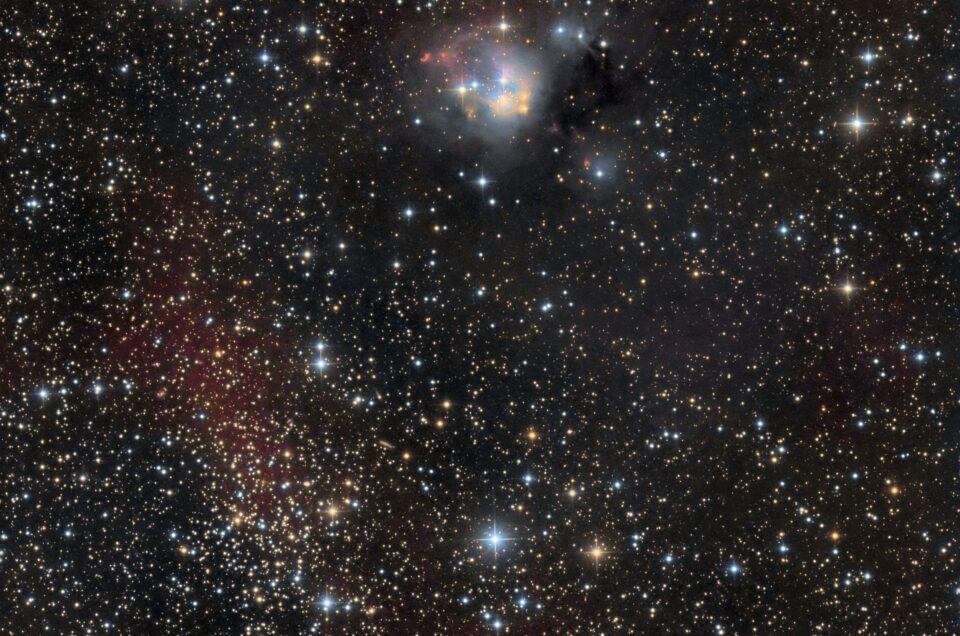 NGC 7129 and NGC 7142, Krefeld, 2018
