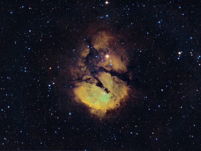 Sharpless 2-3. Telescope Live, Chile, 2024