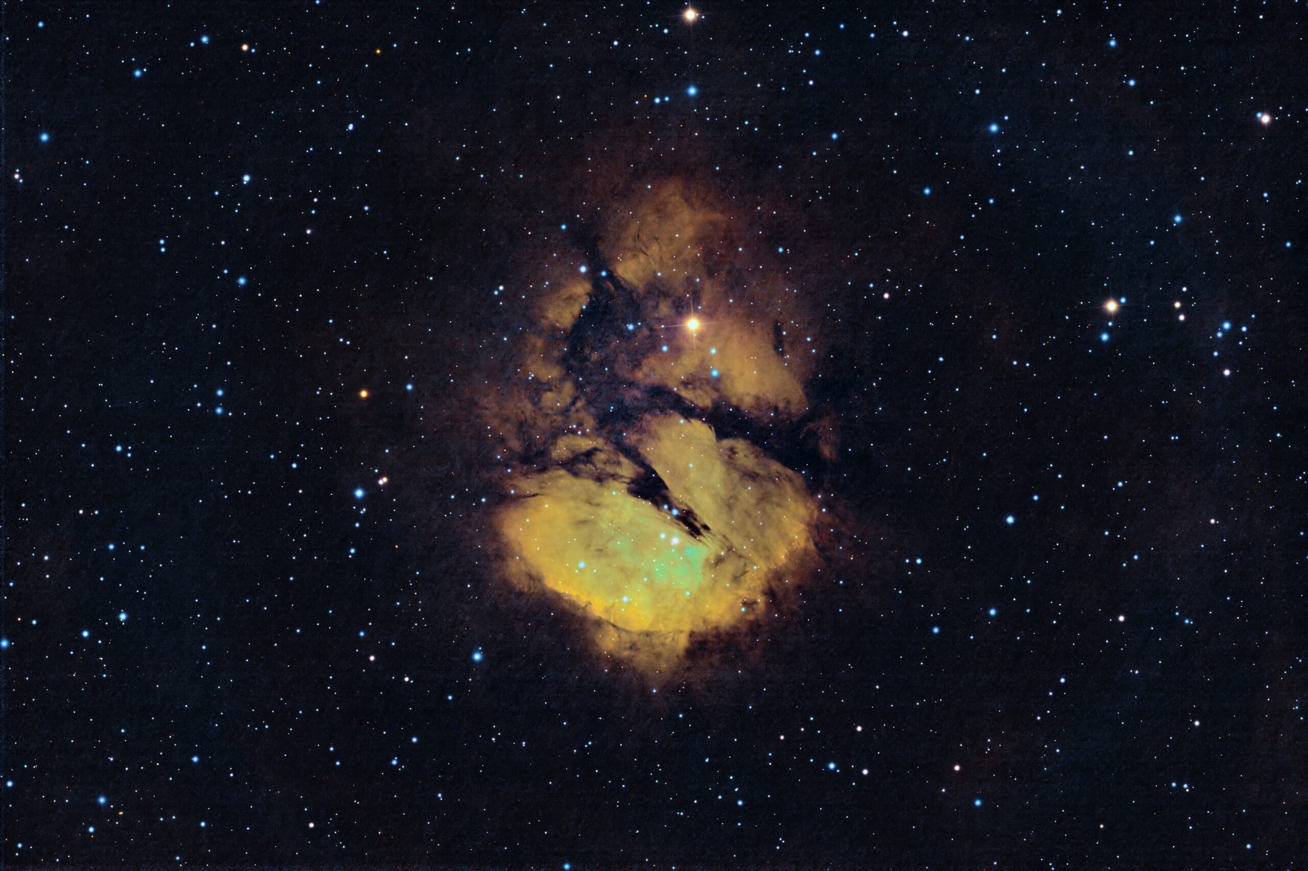 Sharpless 2-3. Telescope Live, Chile, 2024