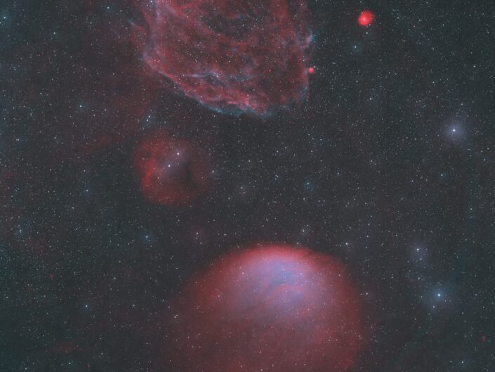 Sh2-216 (HOO), Telescope Live, Spain, 2022