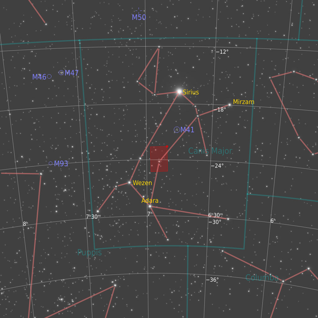 Sh2-308 Finder Chart