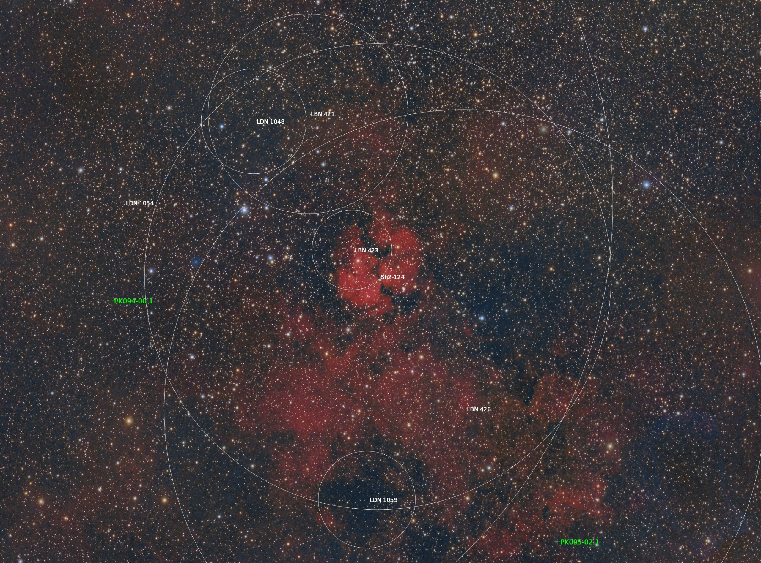 Sh2-124 annotated