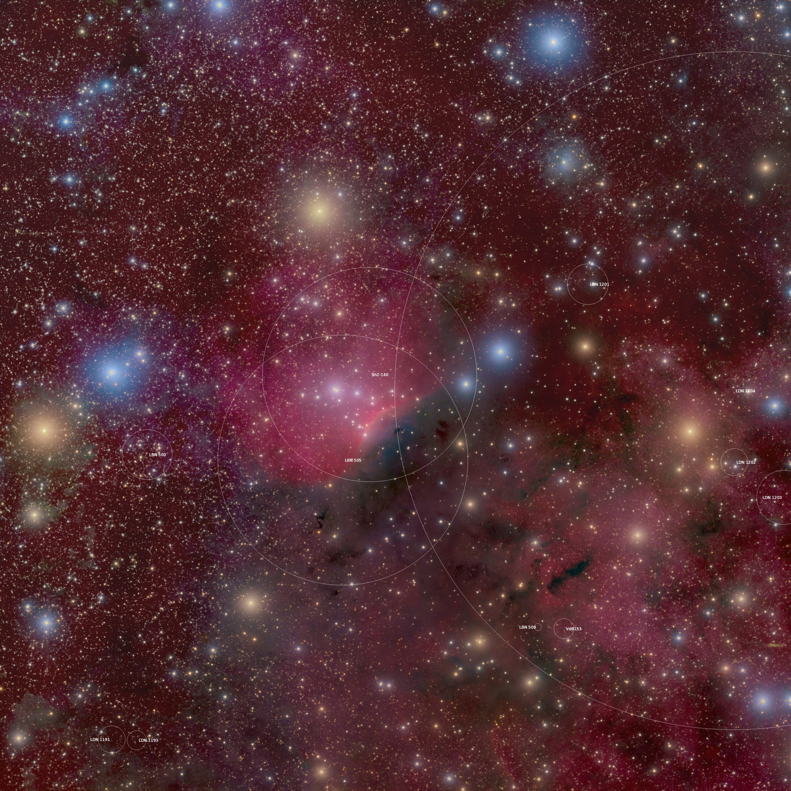Sh2-140 annotated