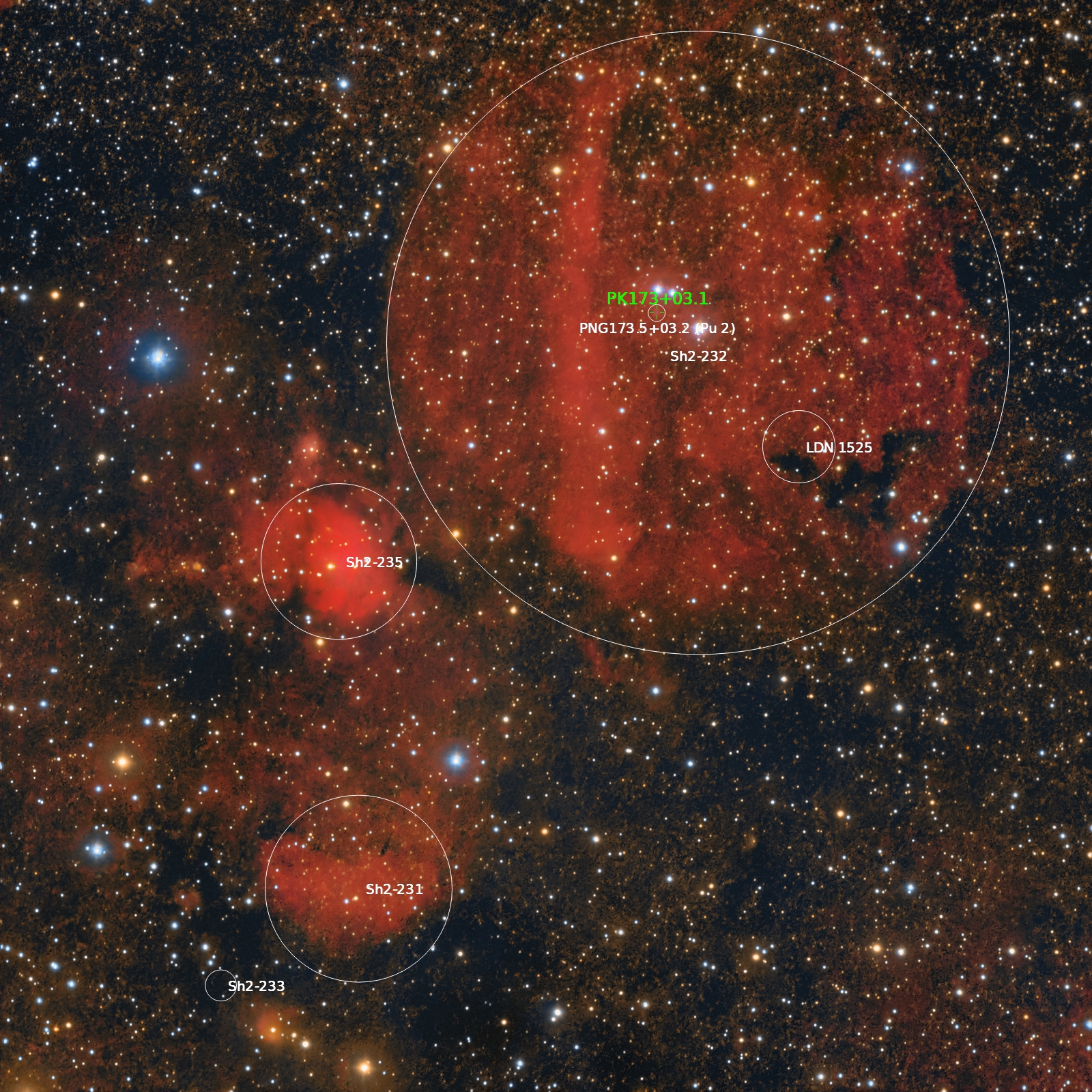 Sh2-235 annotated