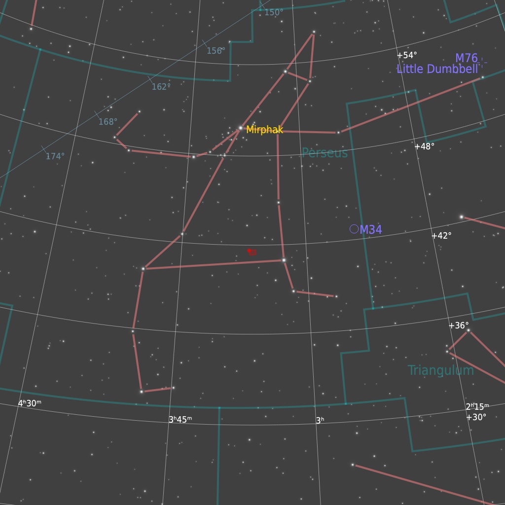 Abell 426 Finder Chart