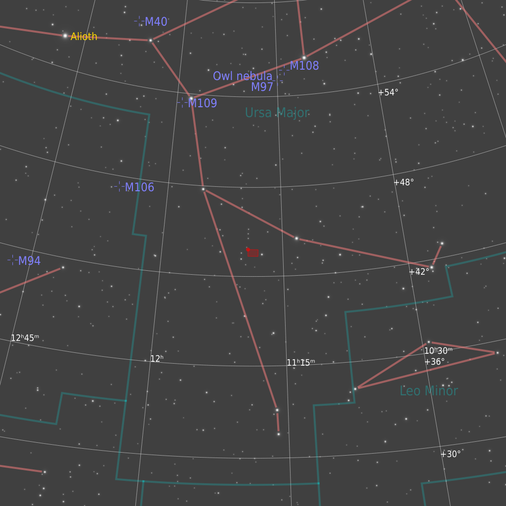 NGC 3675 Finder Chart